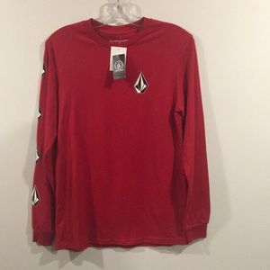 VOLCOM Men’s Long Sleeve 100% Cotton Size Small